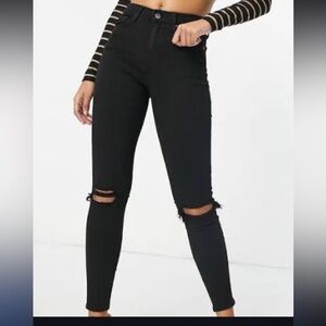 Top shop, black skinny jeans